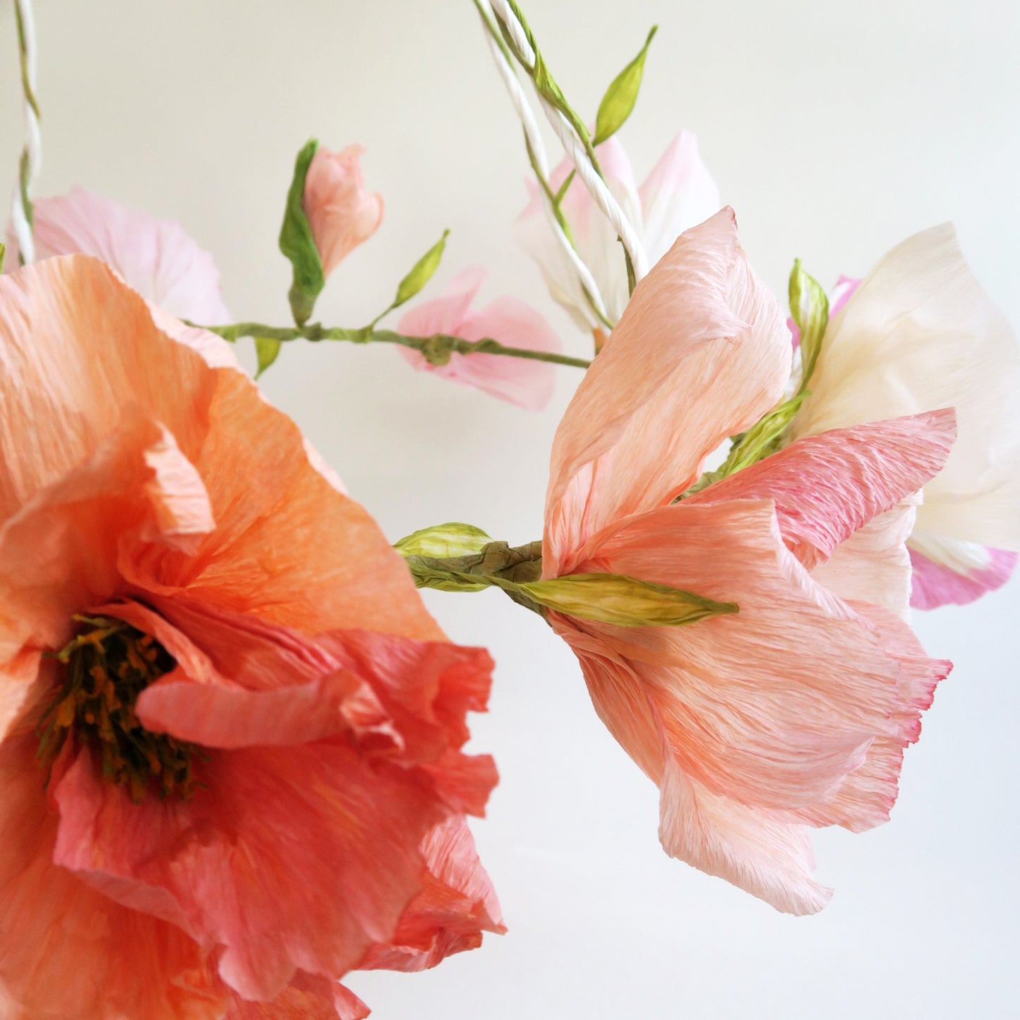 Summer dream - Paper flower wreath